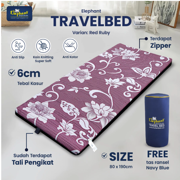 Elephant  Travelbed D Rebounded Kasur Lipat 2