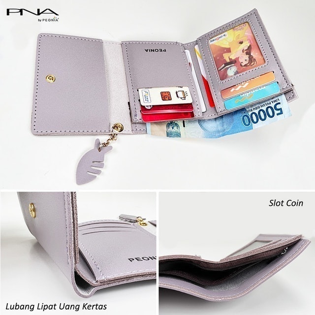 Peonia Dompet Koin Lipat Carrot