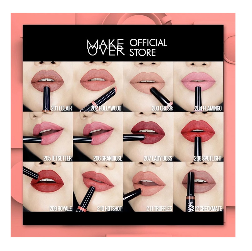 Paragon Technology and Innovation MAKE OVER Cliquematte Lip Stylo 202 Hollywood