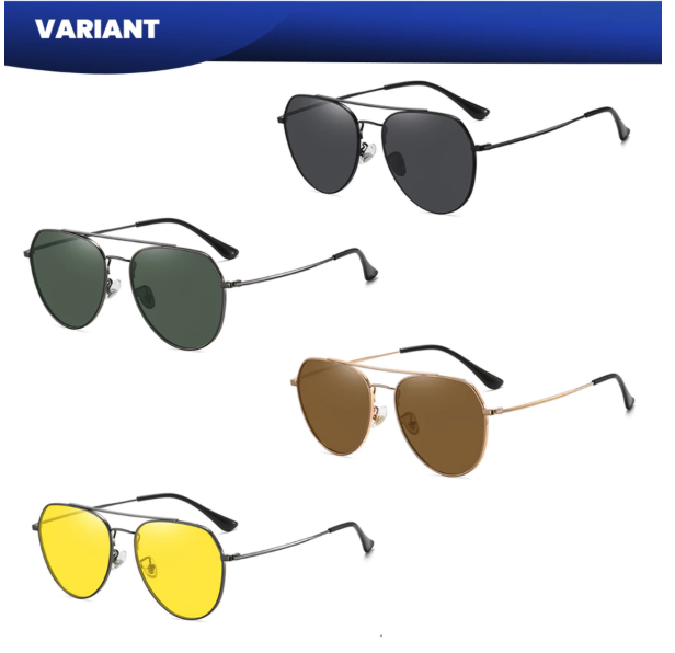  IOOI Eyewear Kacamata Aviator Polarized 7009