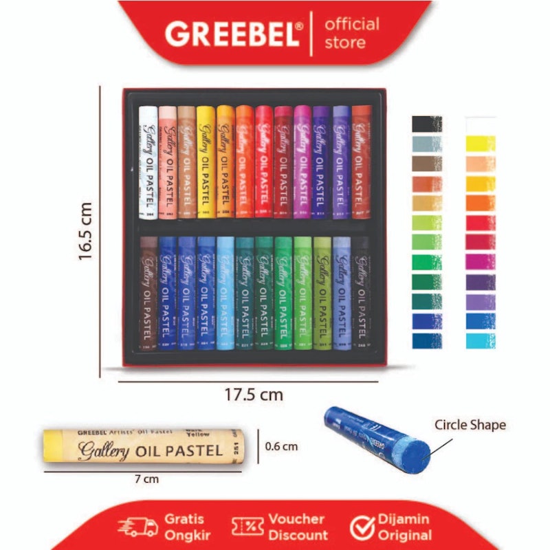 GREEBEL Artist Oil Pastels 2