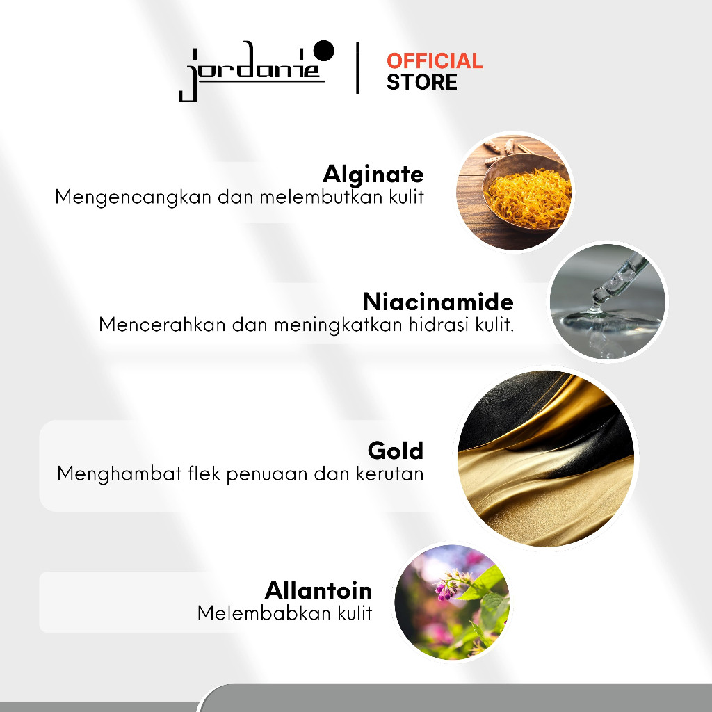 Jordanie  Jordanie Peel Off Mask Powder Gold  
