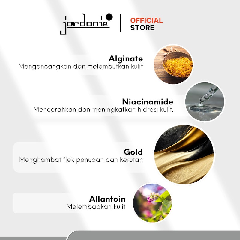 Jordanie Peel Off Mask Powder Gold 3