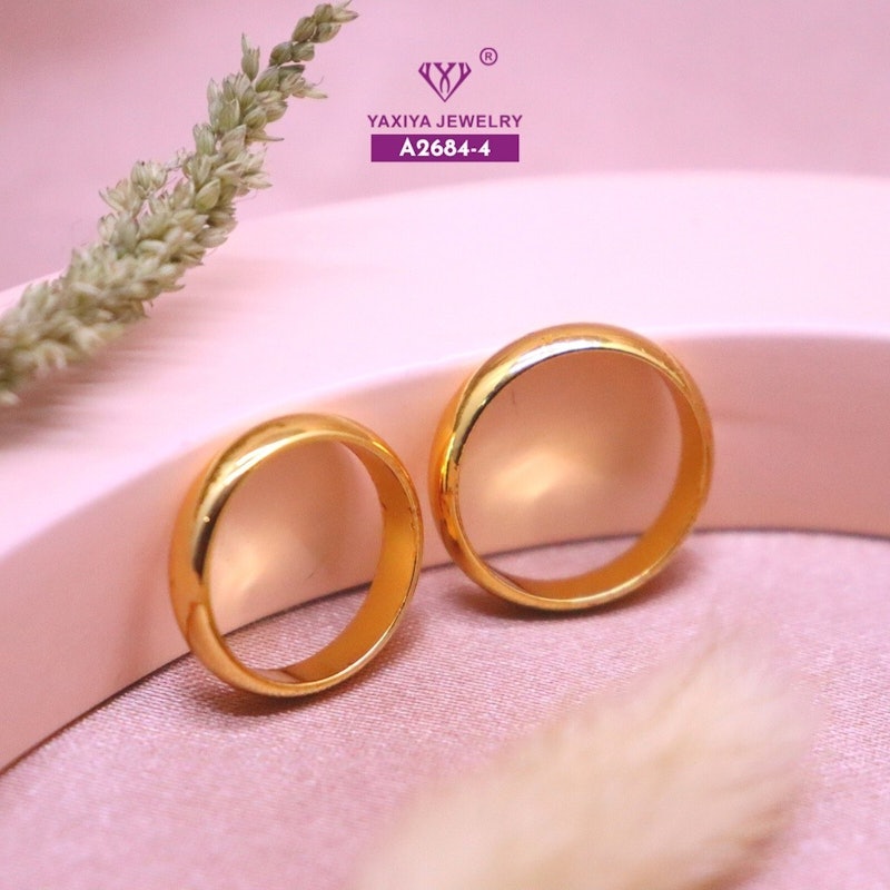 Yaxiya Jewelry Cincin Couple Polos 5
