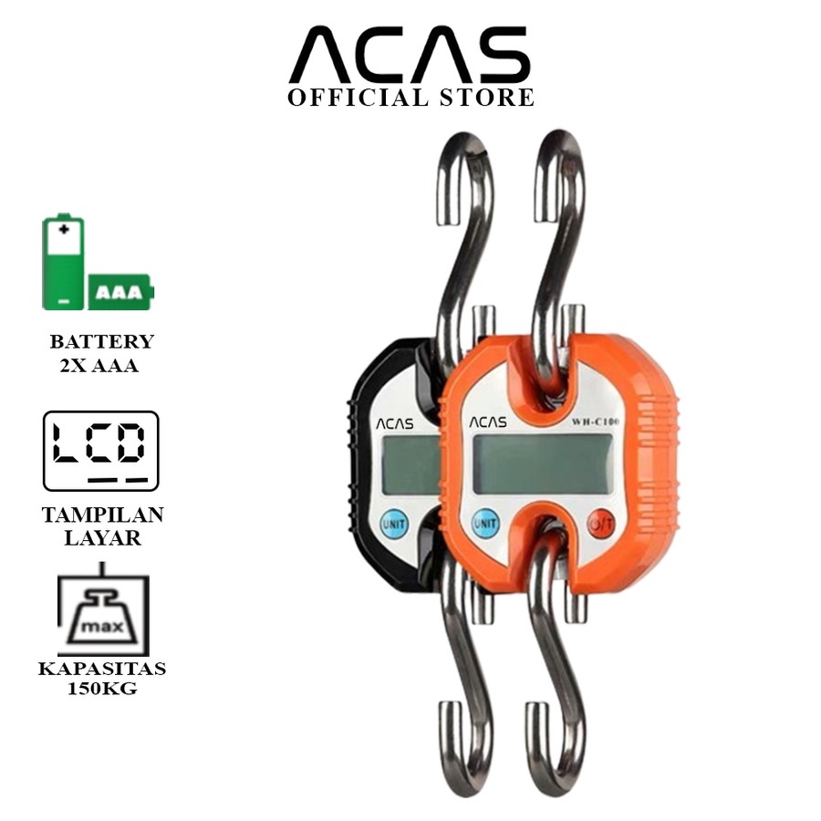  ACAS Digital Hanging Scale 150Kg  WH-C100