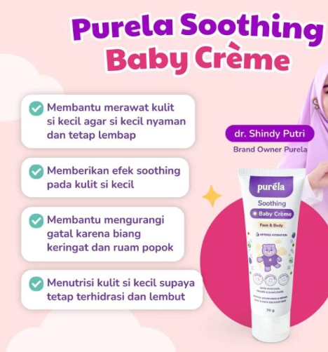 Purela Sinari Abadi Purela Soothing Baby Crème 