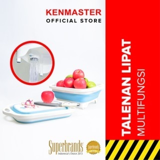 Kenmaster Talenan Lipat Baskom 3 IN 1 Serbaguna OL008