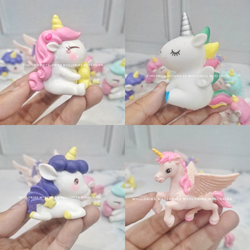 Hiasan Kue Unicorn Set 5