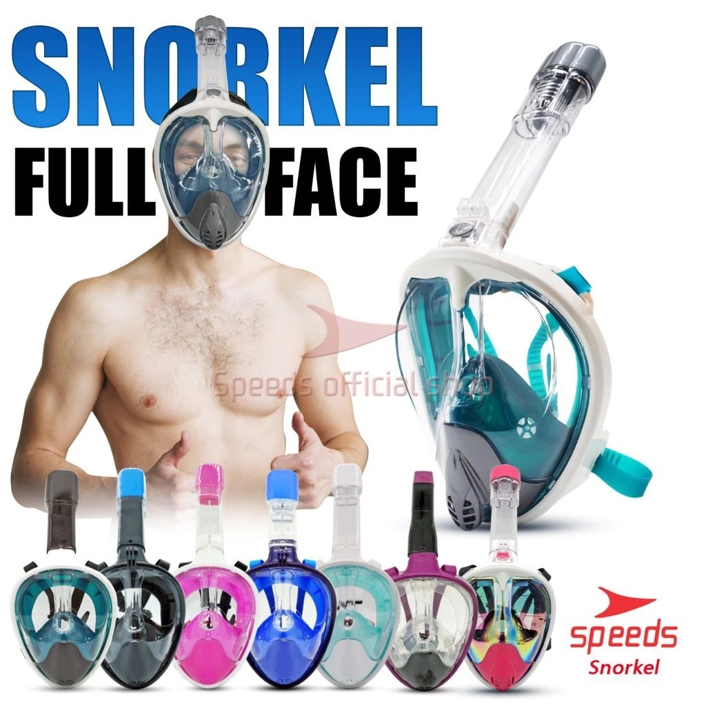 Speeds Indonesia SPEEDS Snorkling Mask Full Face M6109