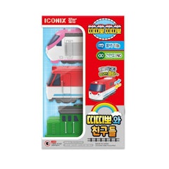 Titipo Titipo Set Diecast Train Pullback Train