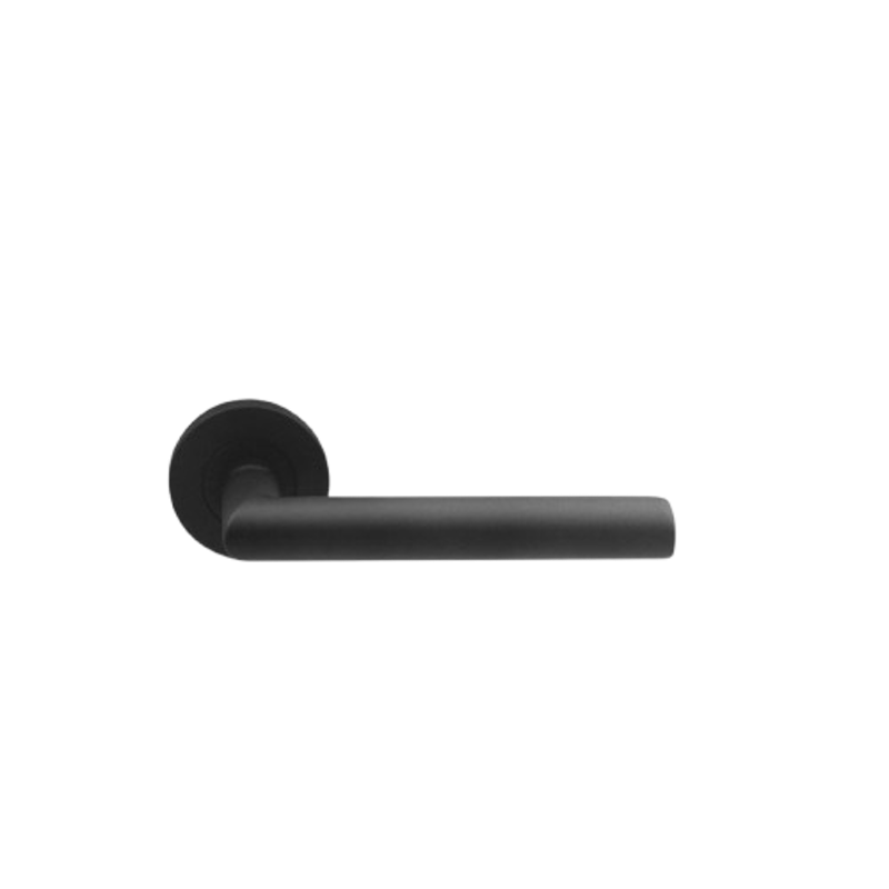 Dekkson Lever Handle Tube Rose MATT BLACK 1