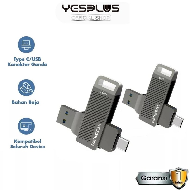 YESPLUS Dual Drive Rotatable 256 GB 5