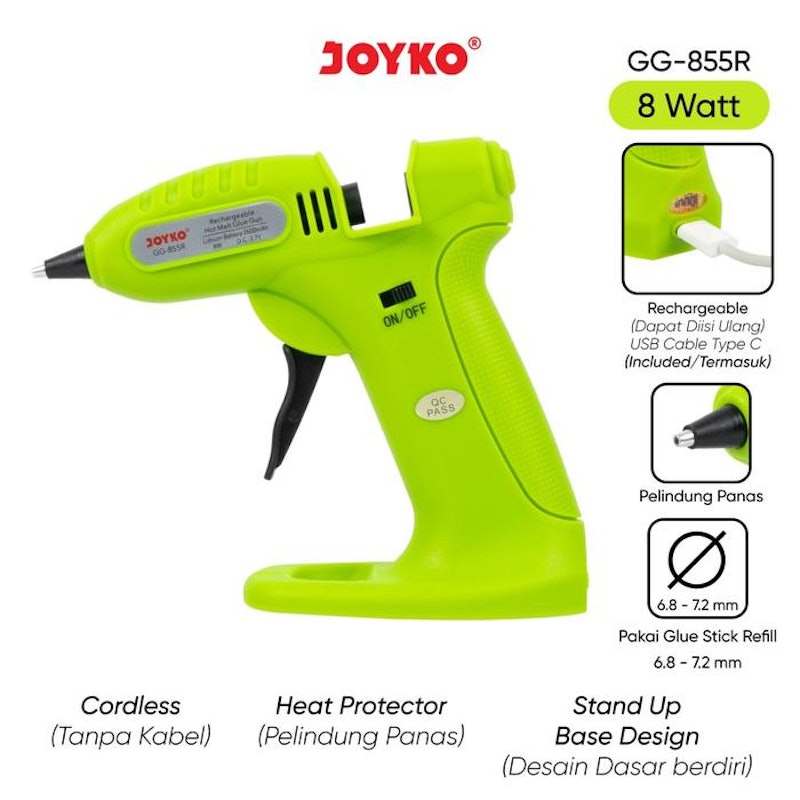Rechargeable Hot Melt Glue Gun 2