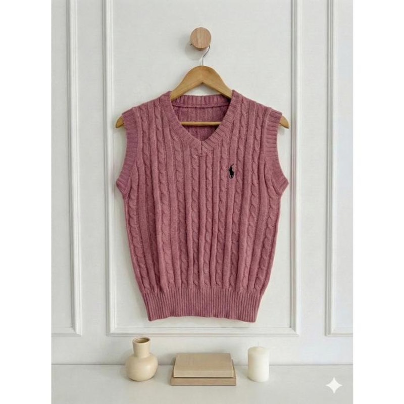 Dailyofprincess Paula Vest Cable Knit 2