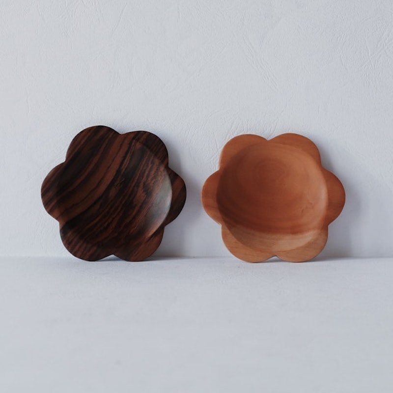 HIMAWARI Piring Kayu 1