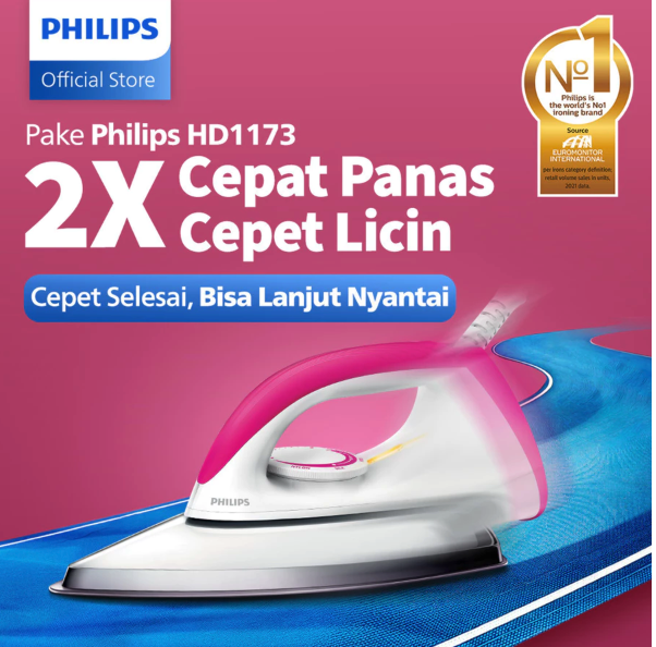 Philips Electronics Philips Classic Setrika Kering  HD1173/40 