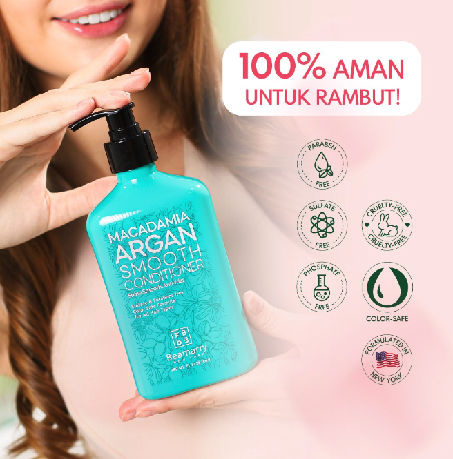 Beamarry Indonesia Makmur Beamarry New York Macadamia Argan Smooth Shampoo