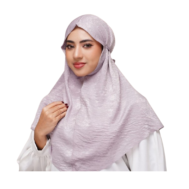 Aqillah by Ria Hijab Bergo Arumi Shimmer Silk 1