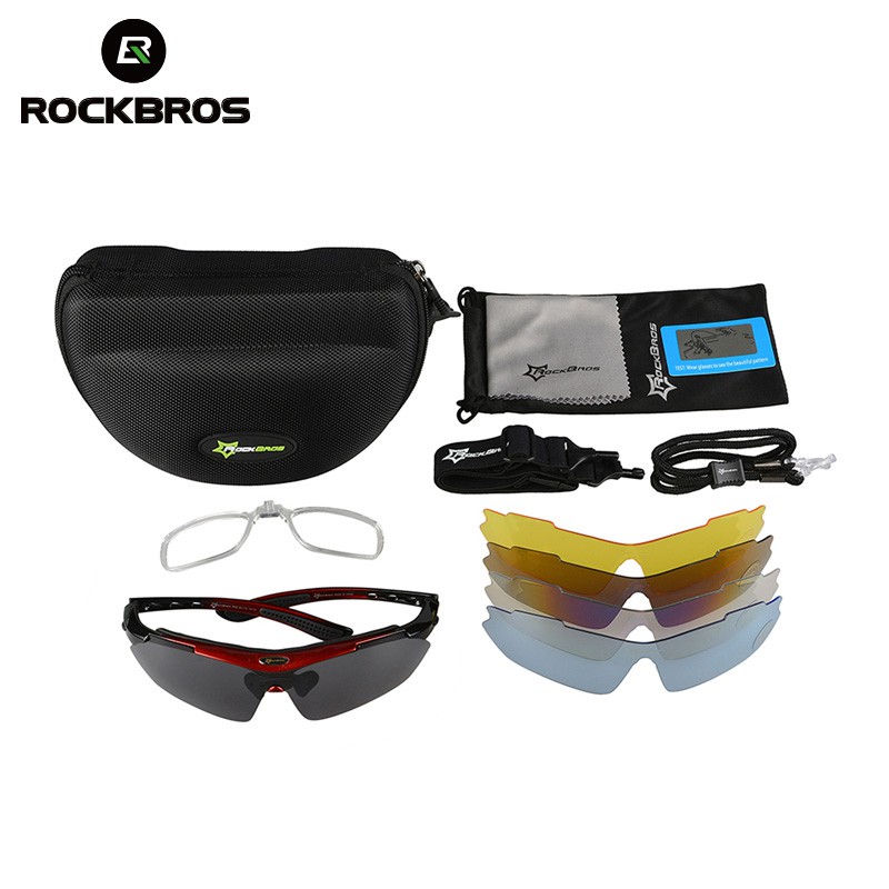 Rockbros Polarized Sports Sunglasses 5 Lens 0089
