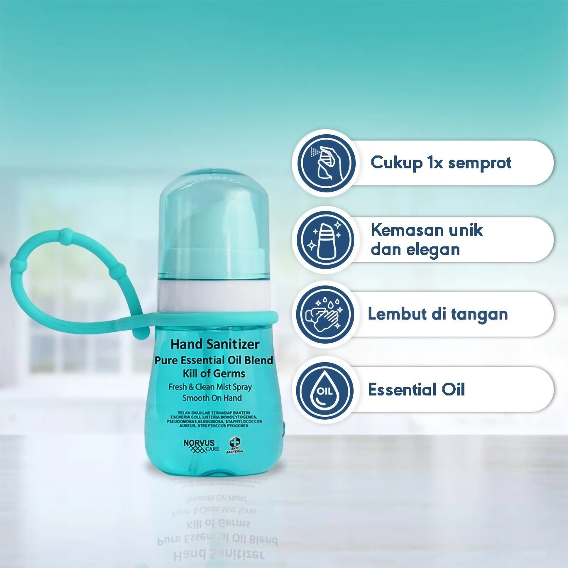 Norvus Indonesia Norvus Hand Sanitizer with Strap 