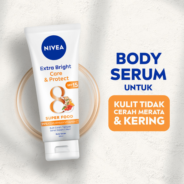 Beiersdorf NIVEA Extra Bright Care & Protect 8 Super Food Body Serum