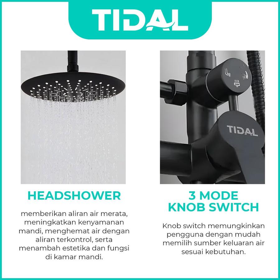 Bangunan Jaya Cemerlang Tidal Paket Shower Tiang Set Mandi Lengkap  TD101 
