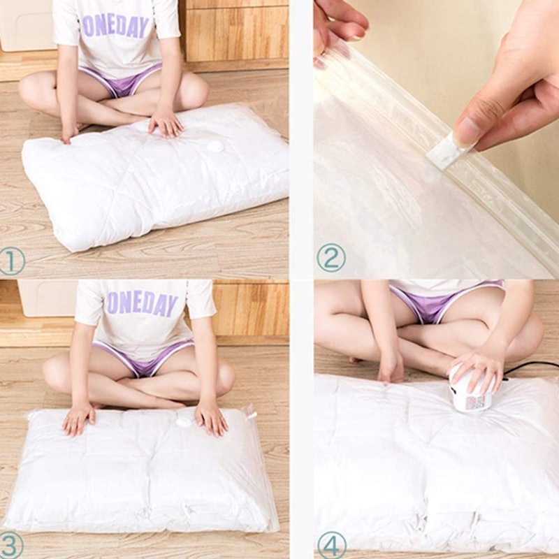 TaffPACK Kantong Plastik Pakaian Vacuum Bag with Electric Pump - SH5 4