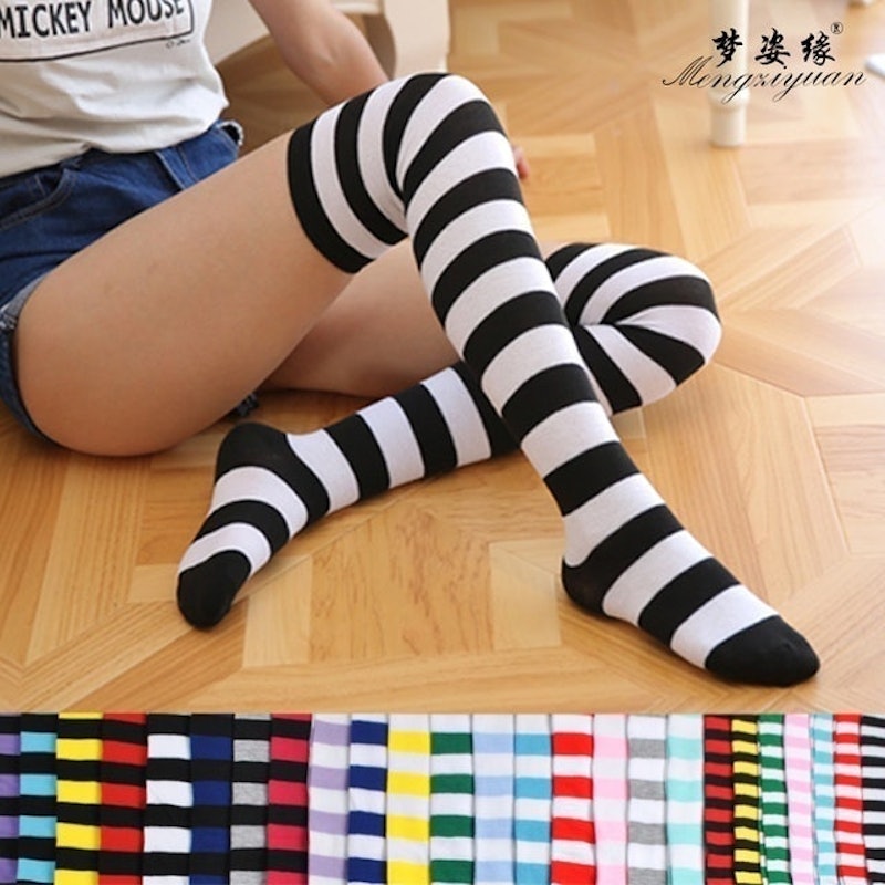 Over Knee Socks Motif Belang 3