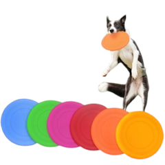 Silicone Frisbee Dog Toys