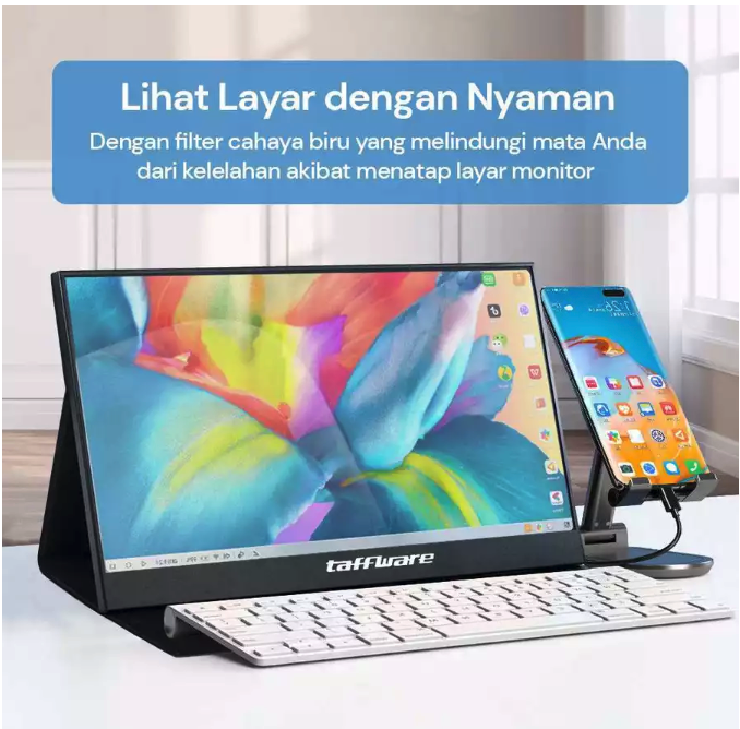 Taffware Taffware Portable Monitor FHD 15.6 Inch 1080p with Touchscreen SJD1505