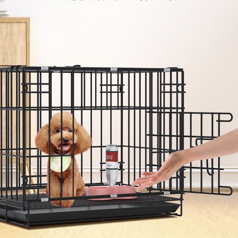 PAWSITIVE VIBES Kandang Besi Lipat