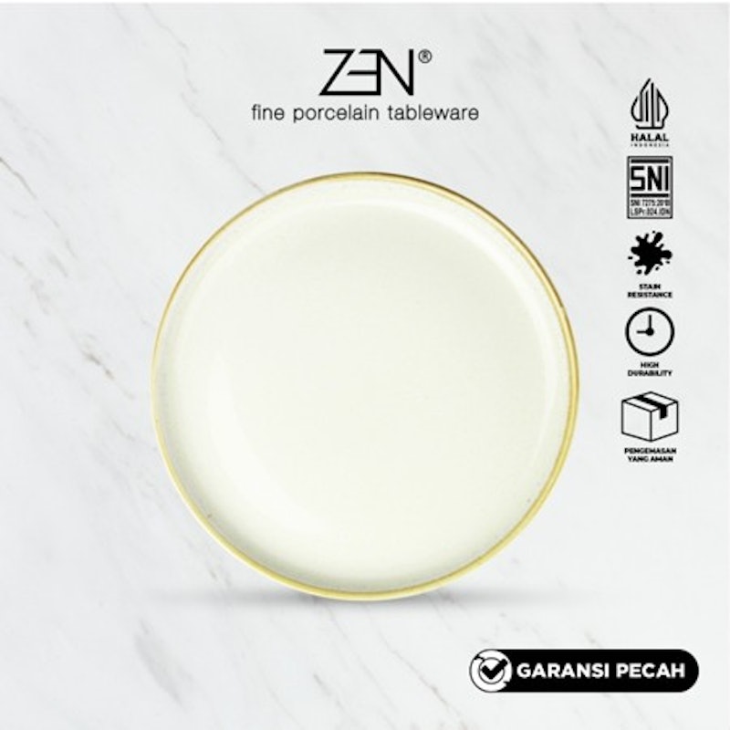 ZEN Hampers Dinner Set Stoneware Series Cream 3