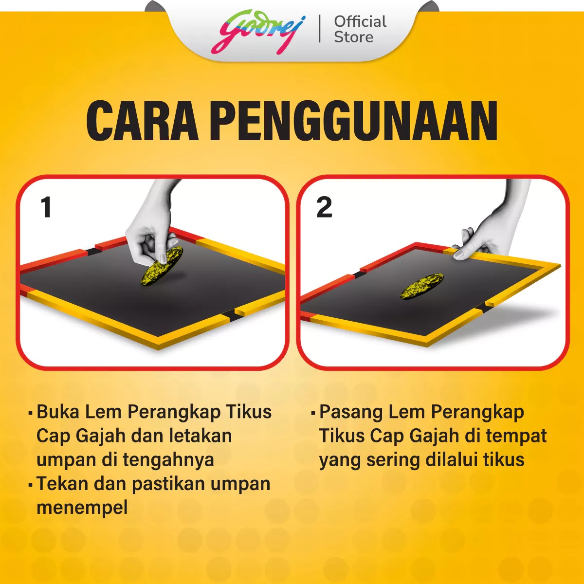 Godrej Cap Gajah Lem Perangkap Tikus