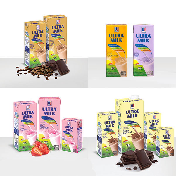 Ultrajaya Milk Industry Ultra Milk Susu UHT Cokelat