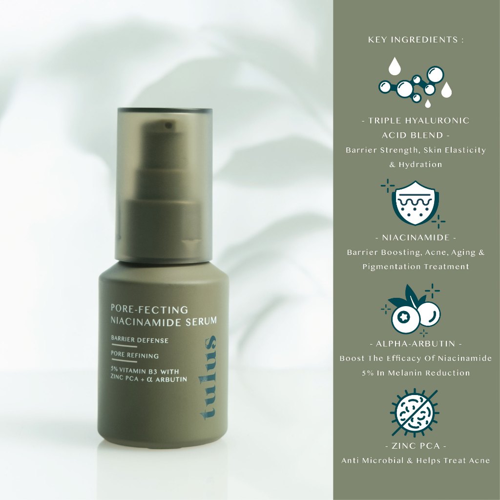 Tulus Mulus Terus tulus Pore-fecting Niacinamide Serum 