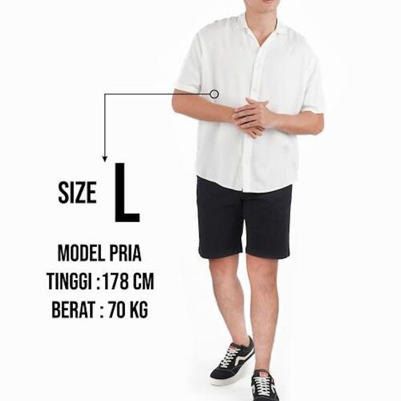 Aerostreet Kemeja Rayon Marva Putih 3
