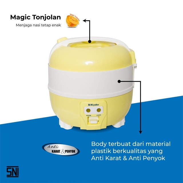 Kencana Gemilang Miyako Magic Warmer Plus  MCM-610