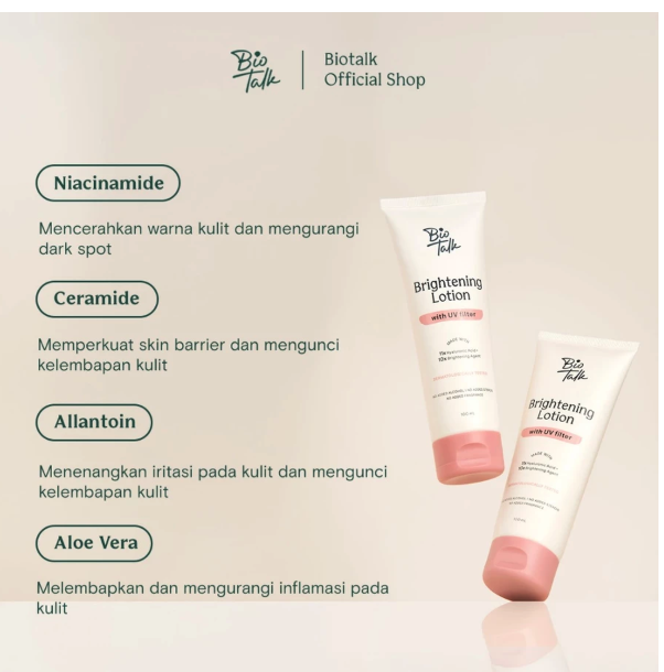 Bonaventura Berkat Abadi BioTalk Brightening Lotion 