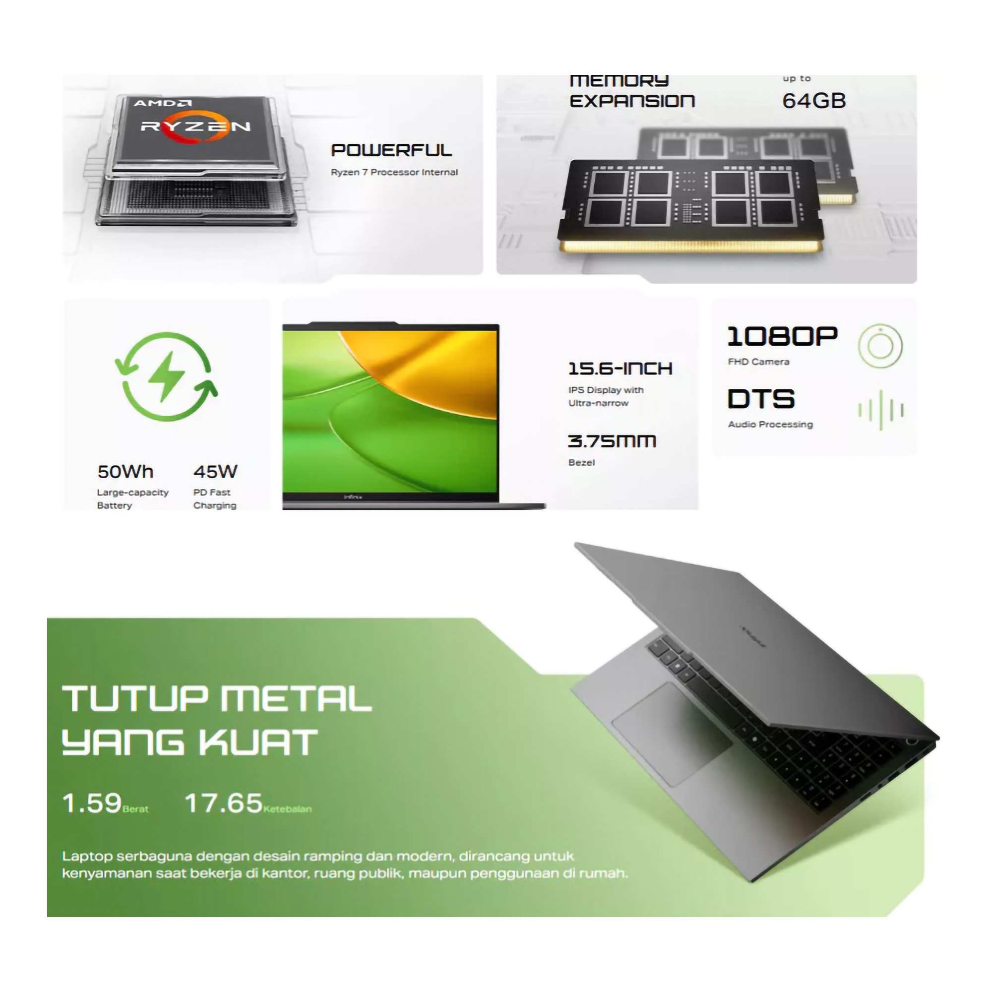 Tecno Telecom Infinix Xbook B15