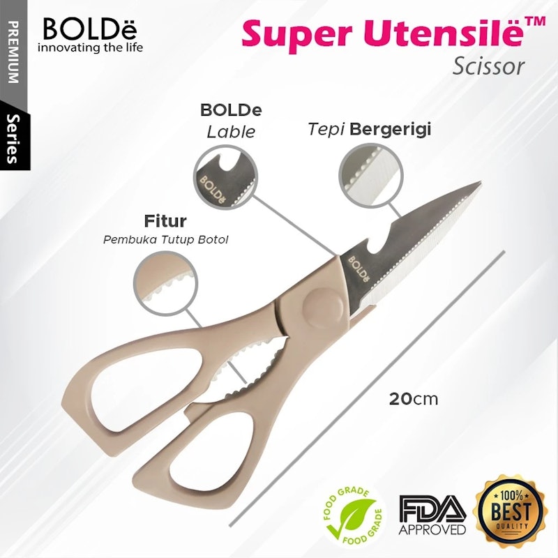 BOLDe Set Pisau + Gunting 5