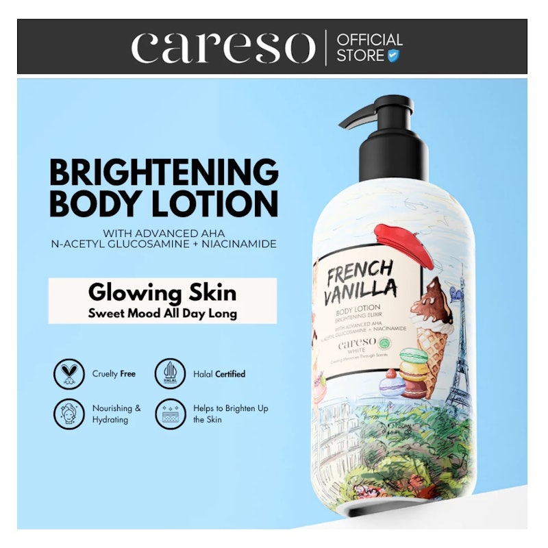 CARESO French Vanilla Body Lotion 3