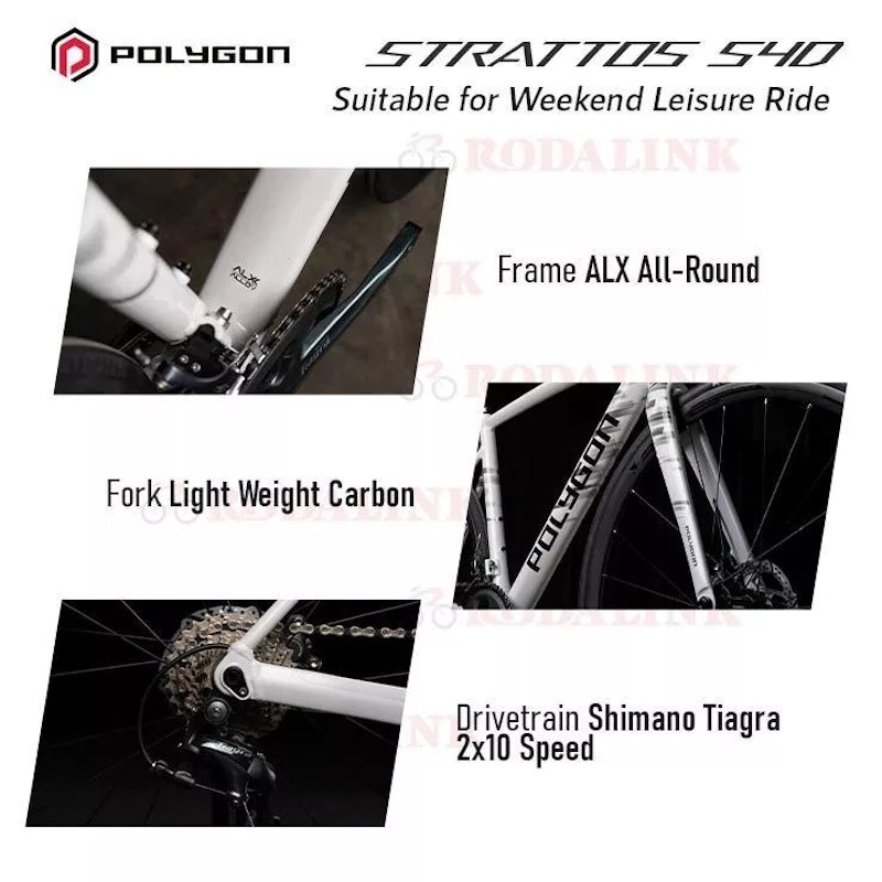 Polygon Road Bike Strattos S4 Disc Brake Fork Carbon M 2