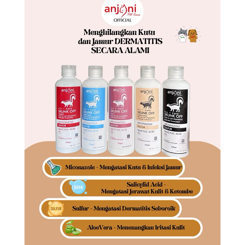 Anjani Group Anjani Pet Care Shampo Miconazole Lavender