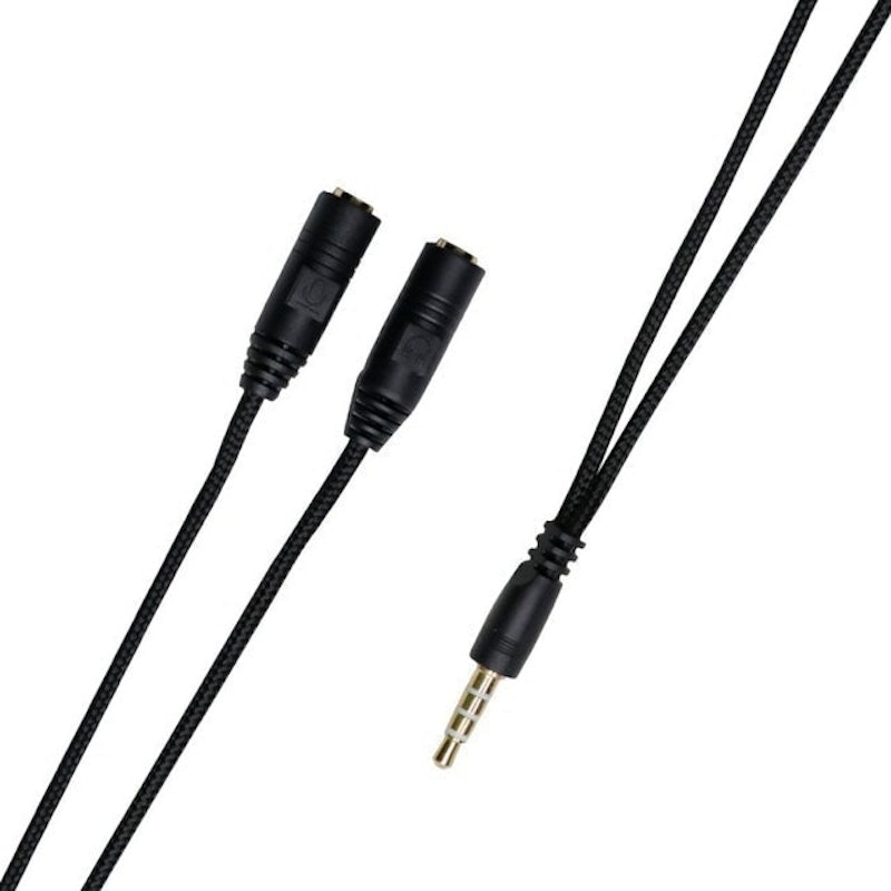 Kabel Audio dan Mic Splitter 2 To 1 2