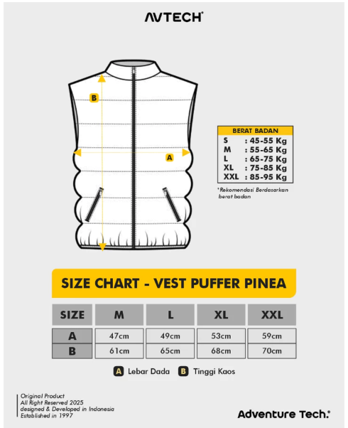  Avtech Vest Puffer Pinea