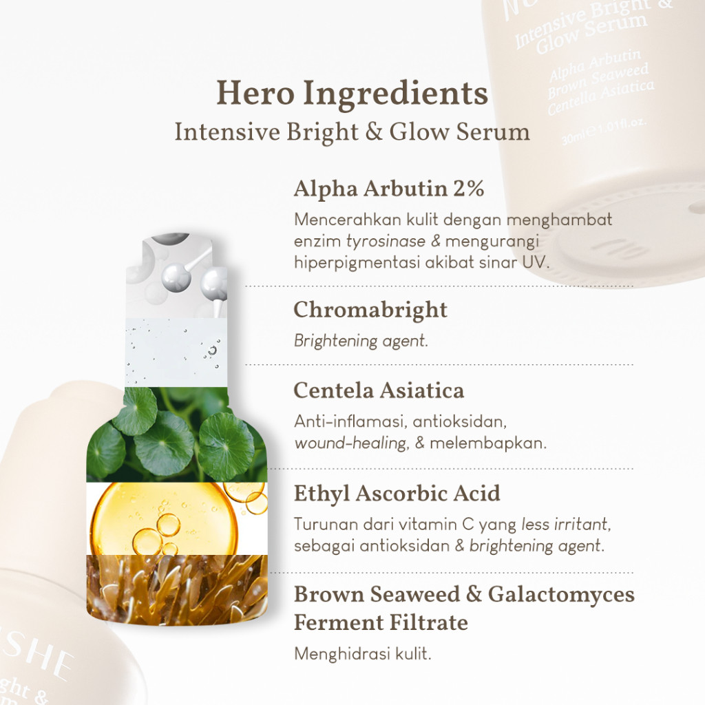 Naura Global Indonesia Nutrishe Intensive Bright & Glow Serum