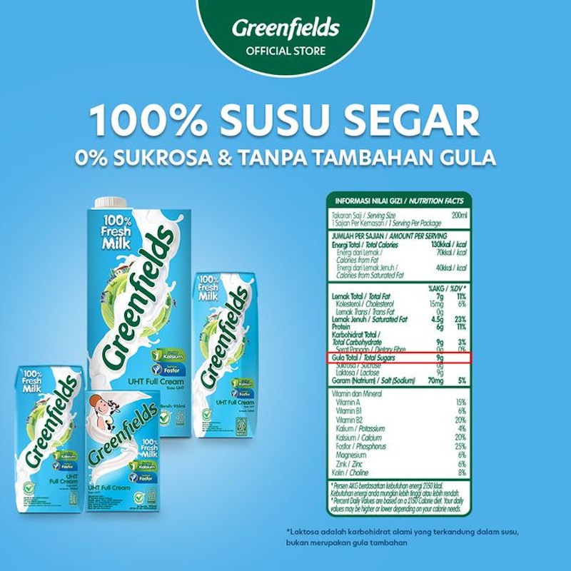 Greenfields UHT Full Cream 3