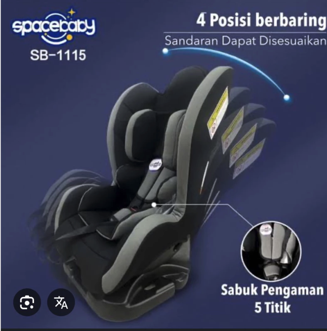 Pacific Indah Pratama Spacebaby Car Seat SB-1115
