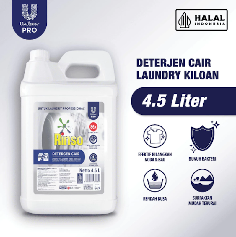 Rinso Matic Professional Deterjen Laundry Kiloan Cair 2