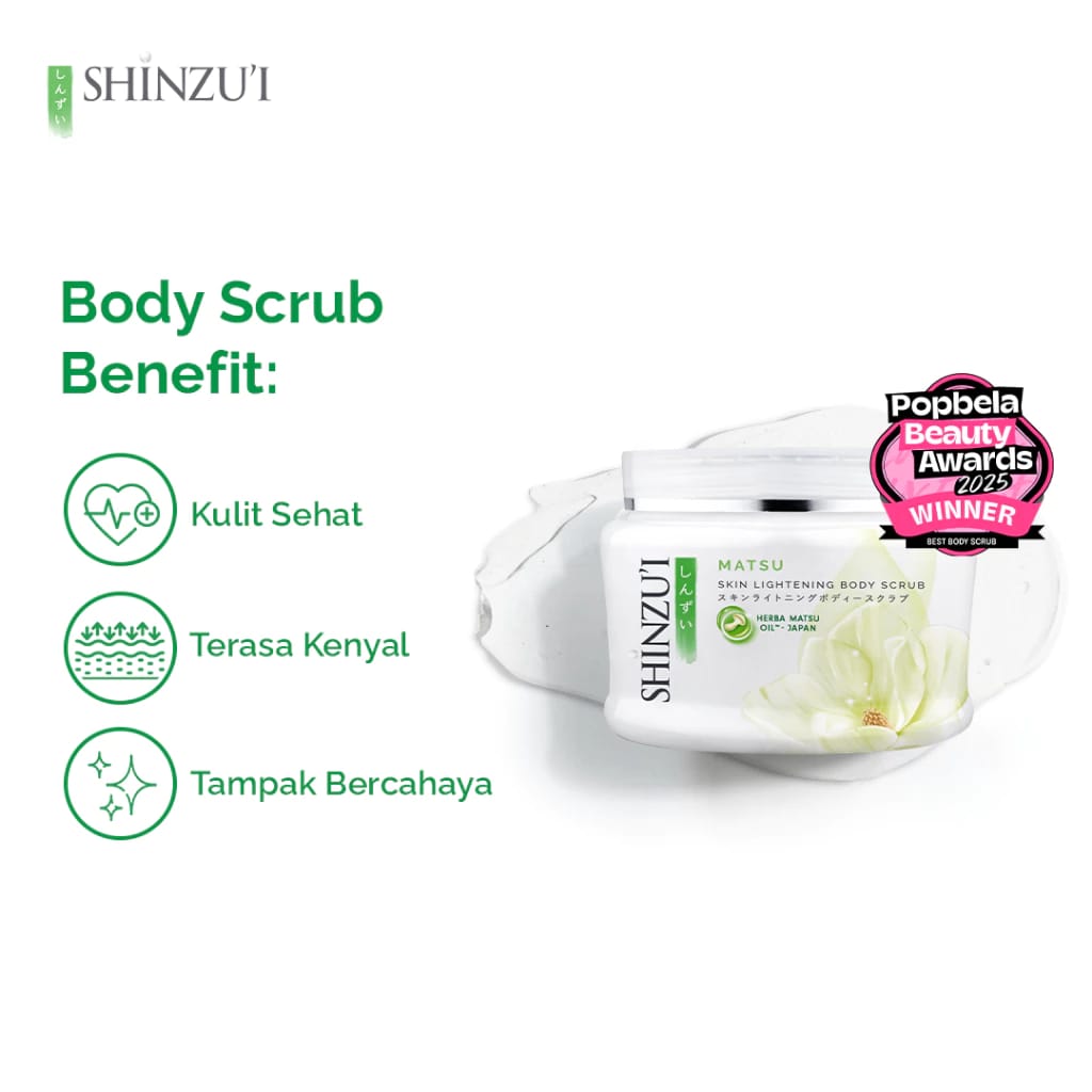 Bina Karya Prima Shinzui Skin Lightening Body Scrub Matsu